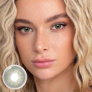 Coloredeye Rome Times Olive Green Prescription Colored Contact Lenses