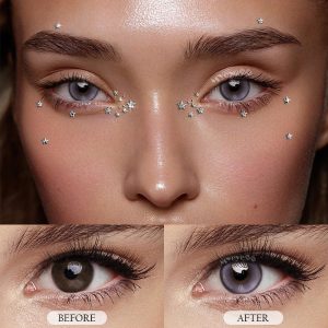 Coloredeye Dolce Vita Violet Prescription Colored Contact Lenses