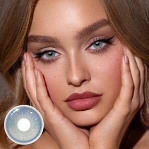 Coloredeye Glint Blue Prescription Colored Contact Lenses