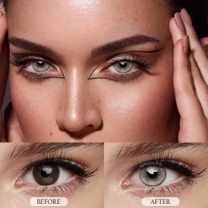 Coloredeye Glint Grey Prescription Colored Contact Lenses