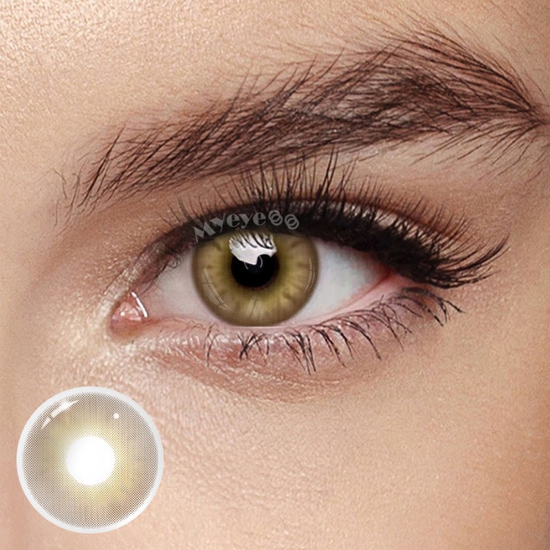 Coloredeye Breeze Brown Prescription Colored Contact Lenses