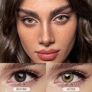 Coloredeye Breeze Brown Prescription Colored Contact Lenses