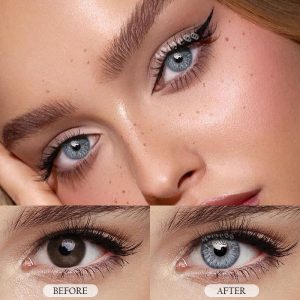 Coloredeye Nordic DNA Blue Prescription Colored Contact Lenses