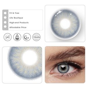 Coloredeye Icy Cosmos Violet Grey Colored Contact Lenses | 1 Month