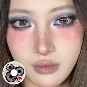 Coloredeye Devil's Triple Black Prescription Cosplay Colored Contact Lenses