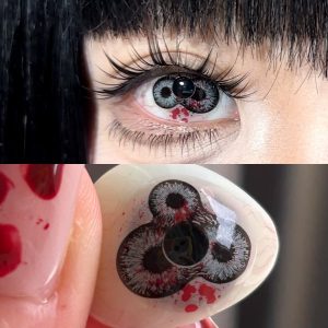 Coloredeye Devil's Triple Black Prescription Cosplay Colored Contact Lenses