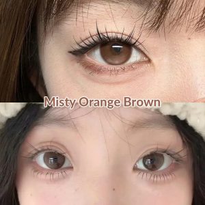 Coloredeye Misty Orange Brown Prescrition Colored Contact Lenses | 6 Months