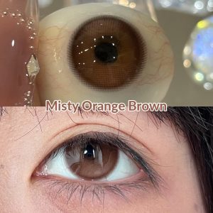 Coloredeye Misty Orange Brown Prescrition Colored Contact Lenses | 6 Months