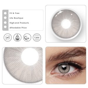 Coloredeye Iceberg Grey Prescription Colored Contact Lenses