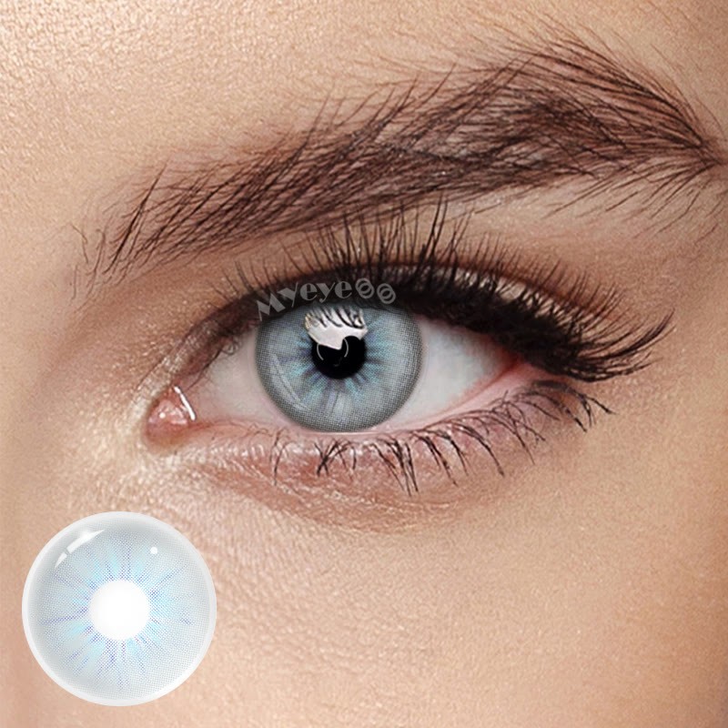 Coloredeye Starlens Grey Prescription Colored Contact Lenses