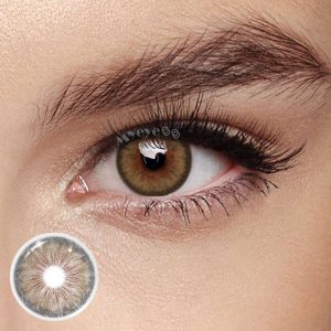 Coloredeye Halo Iris Brown Colored Contact Lenses