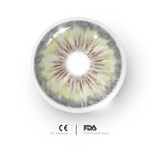 Coloredeye Halo Iris Green Colored Contact Lenses