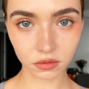 Coloredeye Halo Iris Blue Colored Contact Lenses