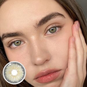 Coloredeye Halo Iris Grey Colored Contact Lenses