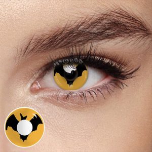 Coloredeye Bat Yellow Cosplay Colored Contact Lenses