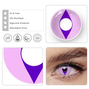 Coloredeye Pink Cat Eyes Colored Contact Lenses