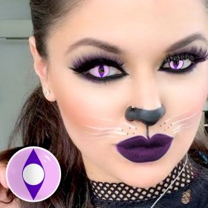 Coloredeye Pink Cat Eyes Colored Contact Lenses