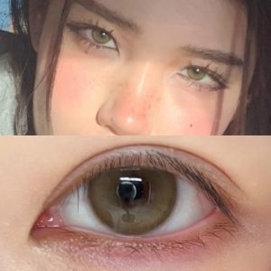 Coloredeye Dusty Olive Prescrition Colored Contact Lenses | 6 Months