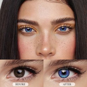 Coloredeye Butterfly Petal Blue Colored Contact Lenses丨6 Months