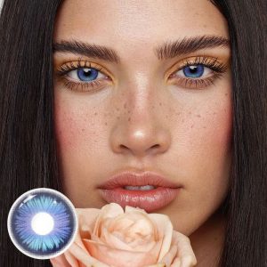 Coloredeye Butterfly Petal Blue Colored Contact Lenses丨6 Months