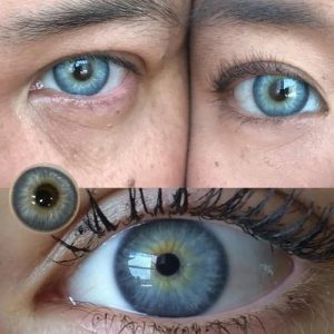 Coloredeye Nocturne Blue Prescription Colored Contact Lenses丨6 Months