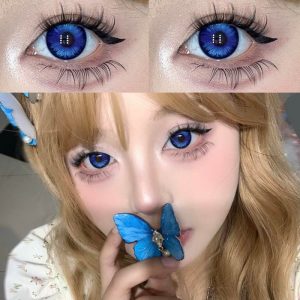 Coloredeye Butterfly Petal Blue Colored Contact Lenses丨6 Months