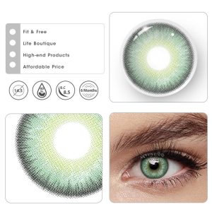 Coloredeye Nocturne Green Prescription Colored Contact Lenses丨6 Months