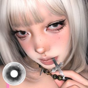 Coloredeye Midnight Mist Black Prescrition Cosplay Colored Contact Lenses