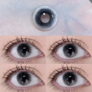 Coloredeye Midnight Mist Black Prescrition Cosplay Colored Contact Lenses