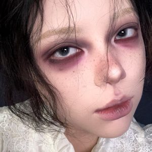 Coloredeye Midnight Mist Black Prescrition Cosplay Colored Contact Lenses