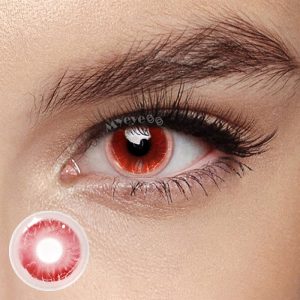 Coloredeye Blood Eclipse Red Cosplay Colored Contact Lenses丨1 Day
