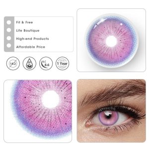 Coloredeye Serpent Pink Prescrition Cosplay Colored Contact Lenses