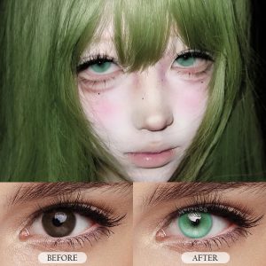 Coloredeye Serpent Green Prescrition Cosplay Colored Contact Lenses