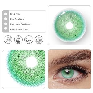 Coloredeye Serpent Green Prescrition Cosplay Colored Contact Lenses