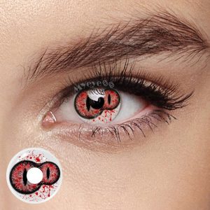 Coloredeye Twin Inferno Iris Red Cosplay Colored Contact Lenses丨1 Day