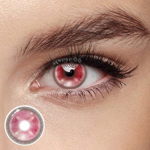 Coloredeye Stitch Button Pink Cosplay Colored Contact Lenses丨1 Day