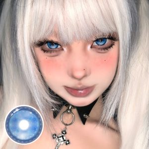 Coloredeye Stitch Button Blue Cosplay Colored Contact Lenses丨1 Day