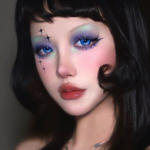 Coloredeye Stitch Button Blue Cosplay Colored Contact Lenses丨1 Day