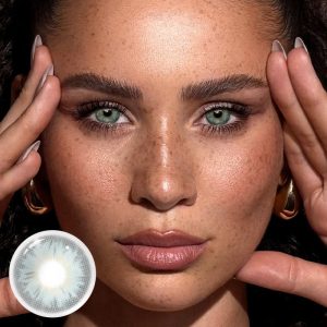 Coloredeye Tiny Iris Green Large Pupil Prescription Colored Contact Lenses