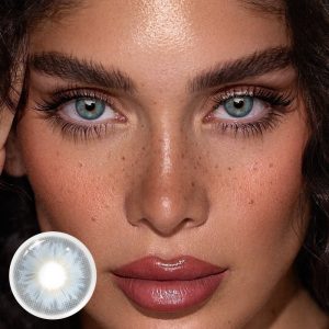 Coloredeye Tiny Iris Blue Large Pupil Prescription Colored Contact Lenses