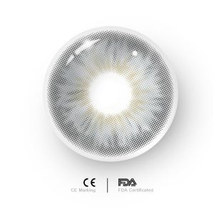Coloredeye Tiny Iris Grey Large Pupil Prescription Colored Contact Lenses