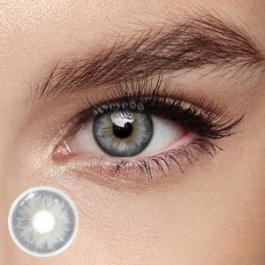 Coloredeye Tiny Iris Grey Large Pupil Prescription Colored Contact Lenses