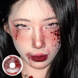 Coloredeye Haunted Scarlet Red Cosplay Colored Contact Lenses丨6 Months