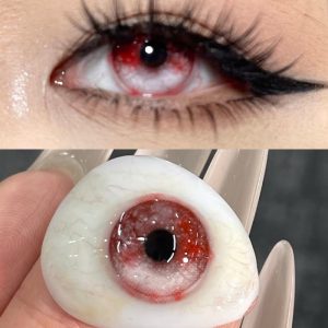 Coloredeye Haunted Scarlet Red Cosplay Colored Contact Lenses丨6 Months