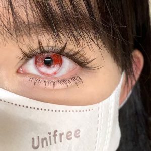 Coloredeye Haunted Scarlet Red Cosplay Colored Contact Lenses丨6 Months