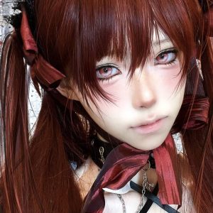 Coloredeye Haunted Scarlet Red Cosplay Colored Contact Lenses丨6 Months