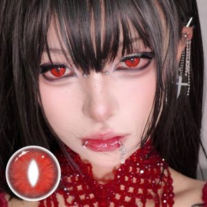 Coloredeye Dragon Eye Red Cosplay Colored Contact Lenses丨1 Day
