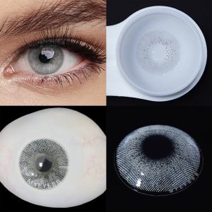 Coloredeye Ocean Grey Prescription Men Colored Contact Lenses