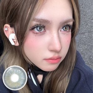 Coloredeye Iced American Blue Grey Prescription Colored Contact Lenses