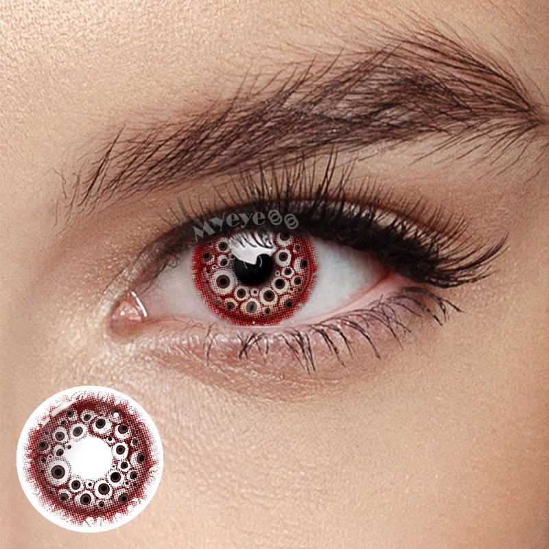 Coloredeye Inferno Eyes Red Cosplay Colored Contact Lenses丨1 Day